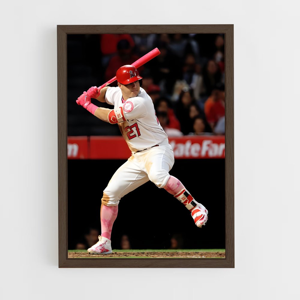 Poster Mike trout – affiche Baseball (vue 5)